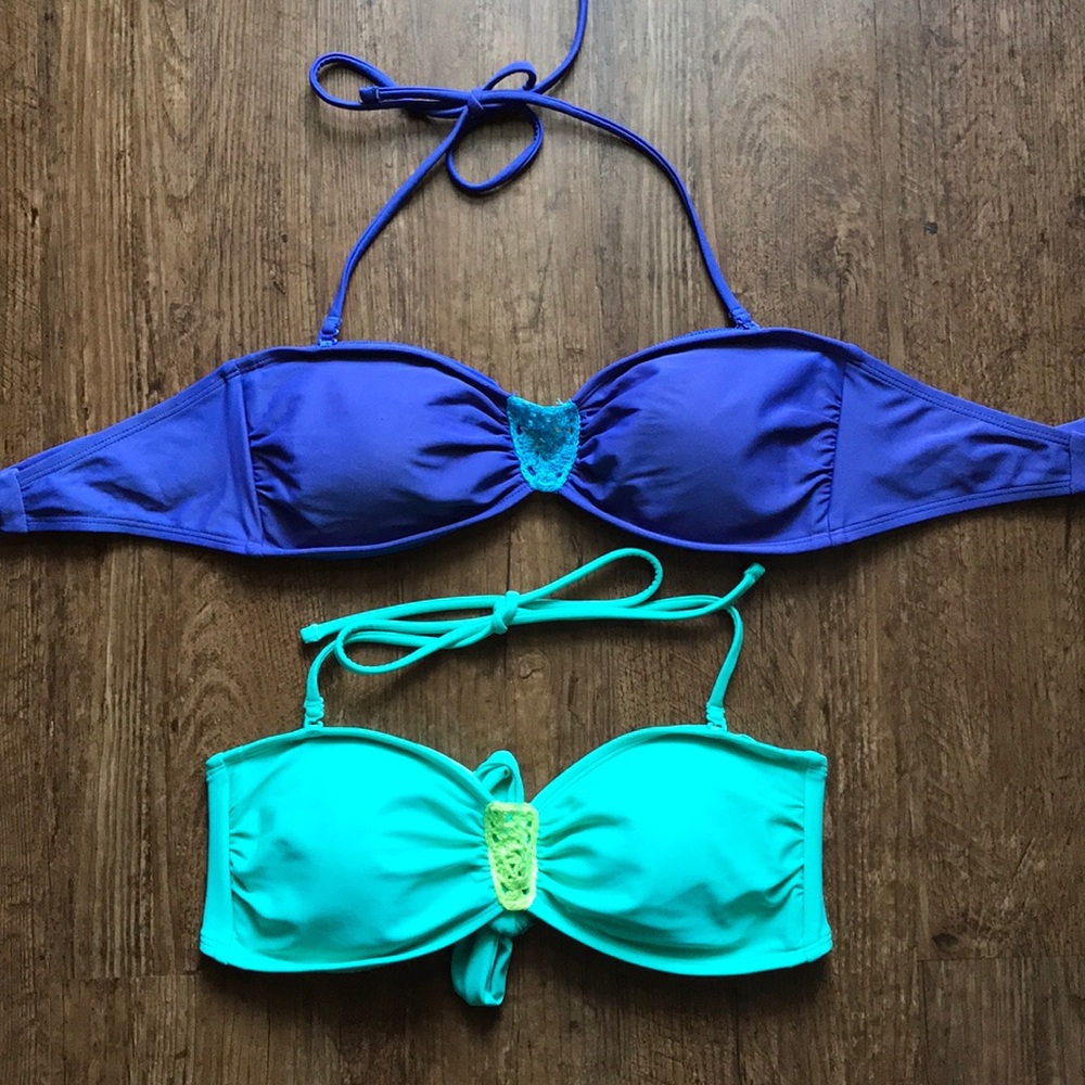 Women’s Aerie Medium Bikini Tops (Bundled)
